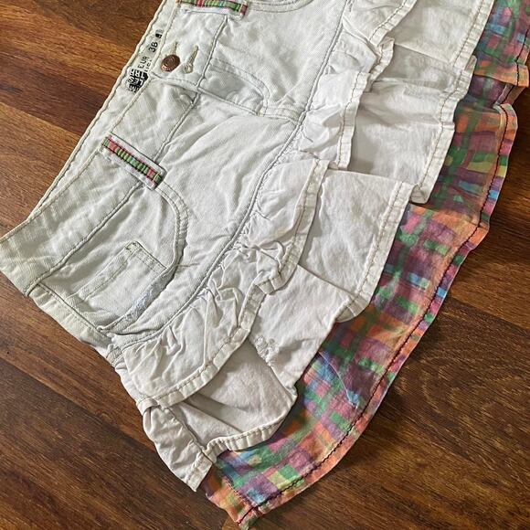 Y2k ruffled plaid mini skirt - Picture 2 of 4